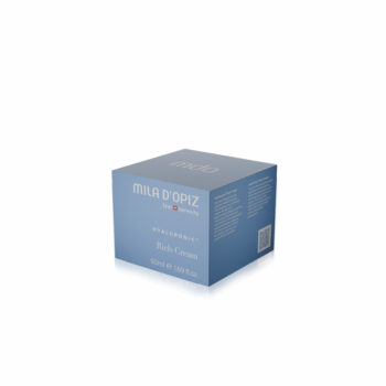 Blaue Verpackung von MILA D'OPIZ Hyaluronic Rich Cream, 50 ml Gesichtscreme