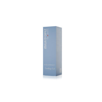 Blaue MILA D'OPIZ Hyaluronic Cooling Gel Verpackung