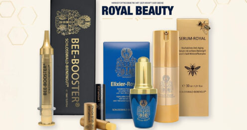 Royal-Beauty-Hautpflegeprodukte mit Bienengift: Augenpflege, Serum und Elixier